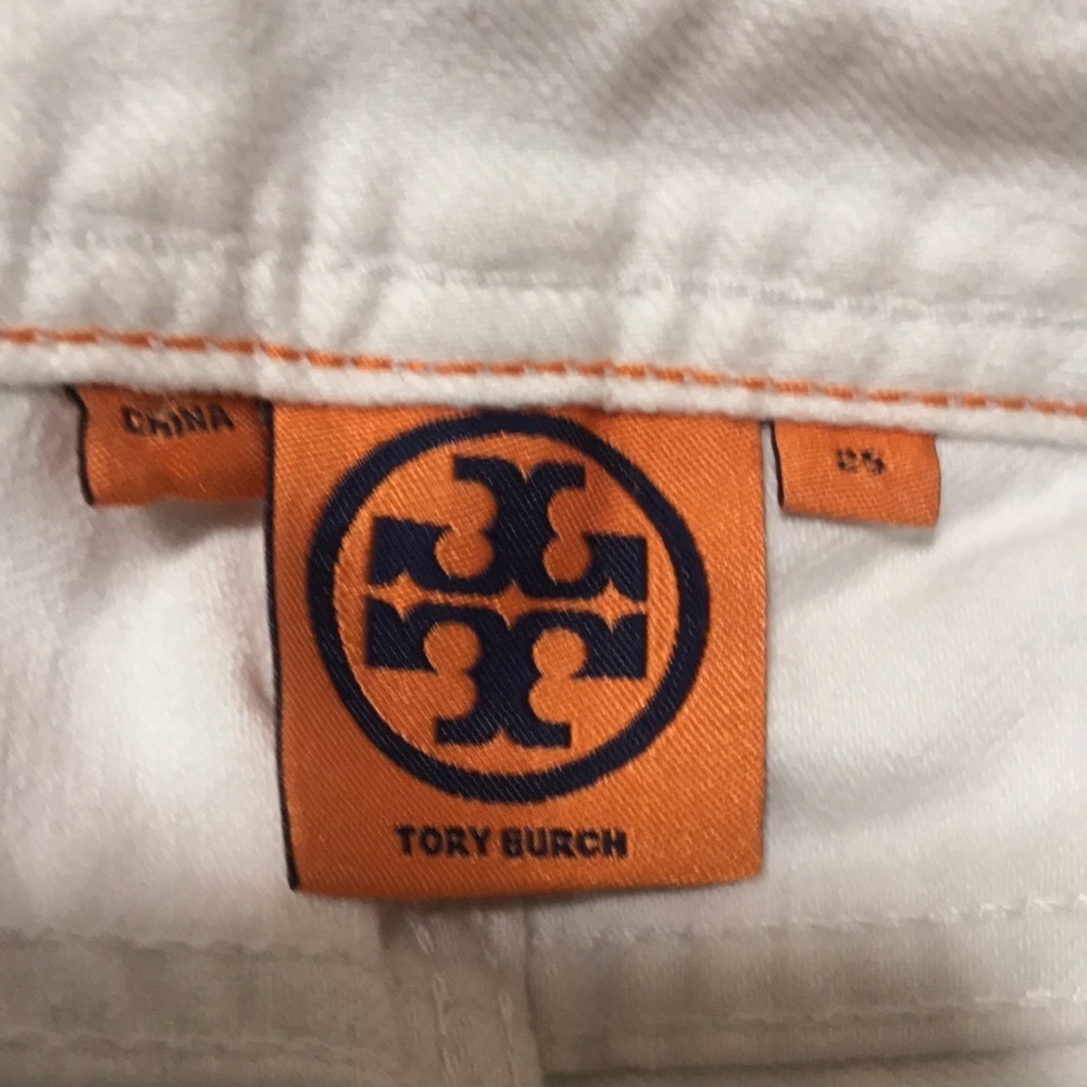Tory Burch Classic Boot White Jeans 25 (E1) - Picture 14 of 16